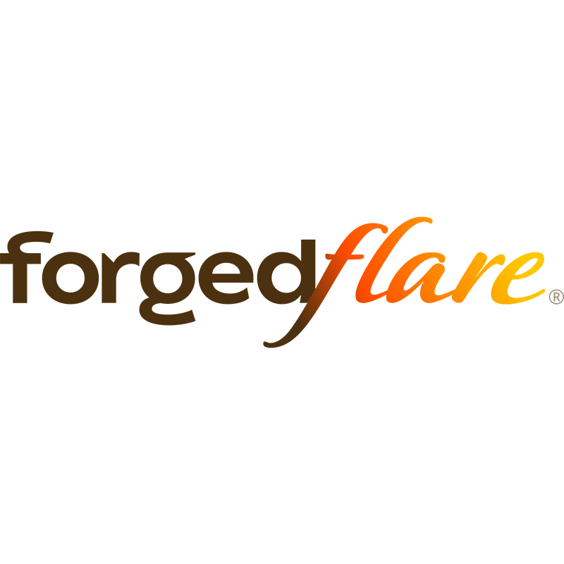 forged-flare-logo-square Jen holding up a her copyright registration.